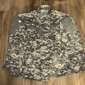 ACU Digital Camo Shirt Army Combat Uniform Coat Military Universal UCP Top